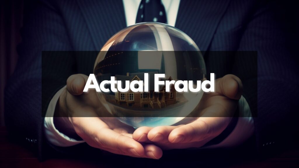 Actual Fraud Definition