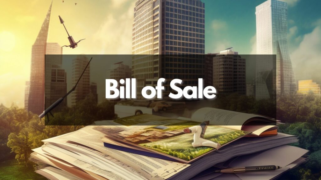 Bill of Sale