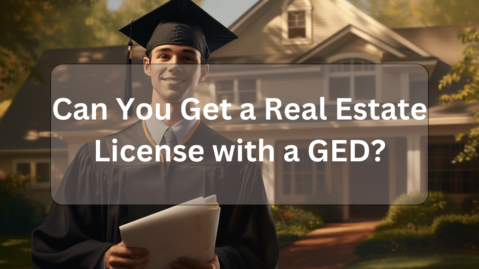 Can You Get a Real Esate License with a GED