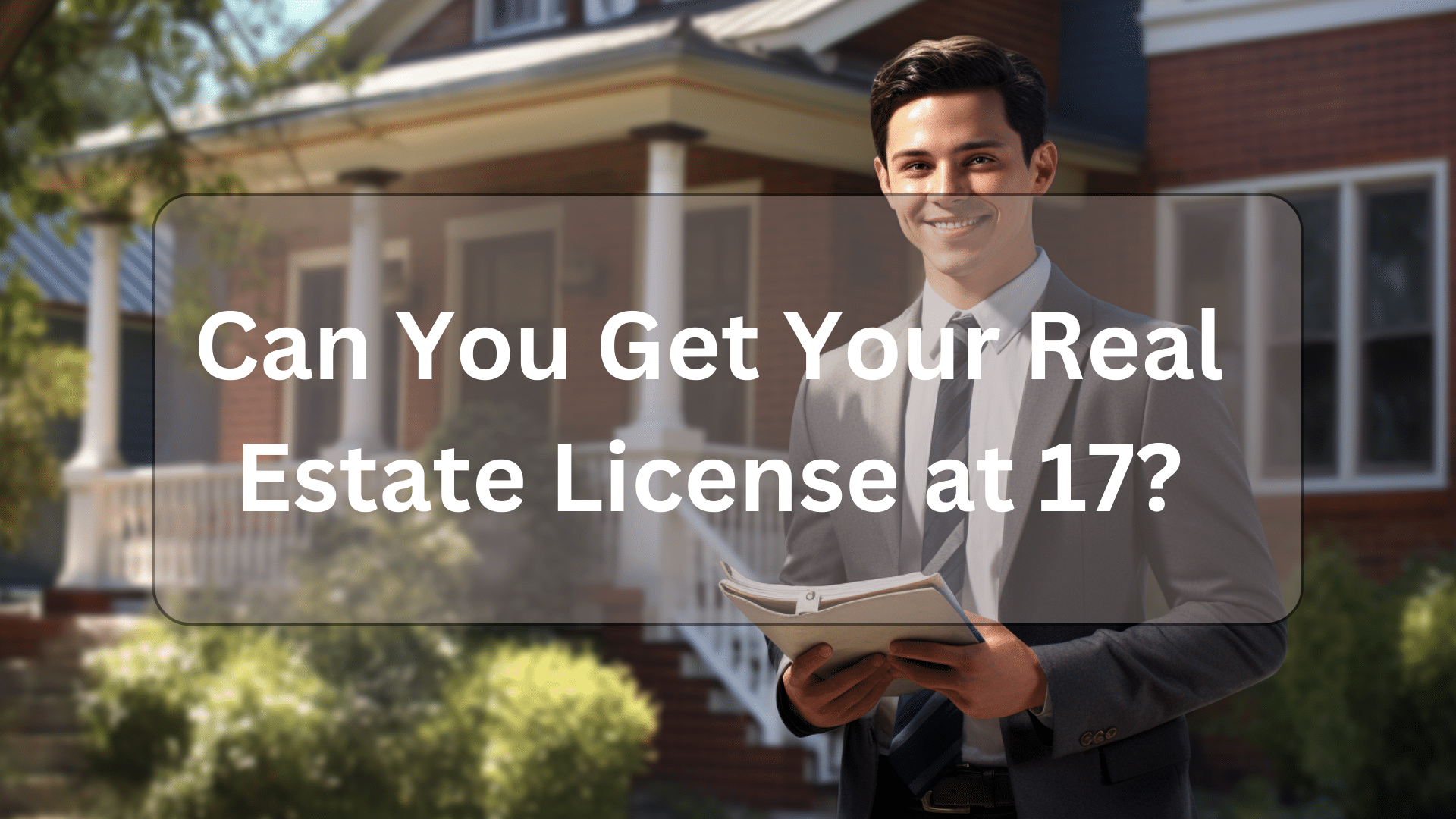 Can You Get Your Real Estate License at 17?