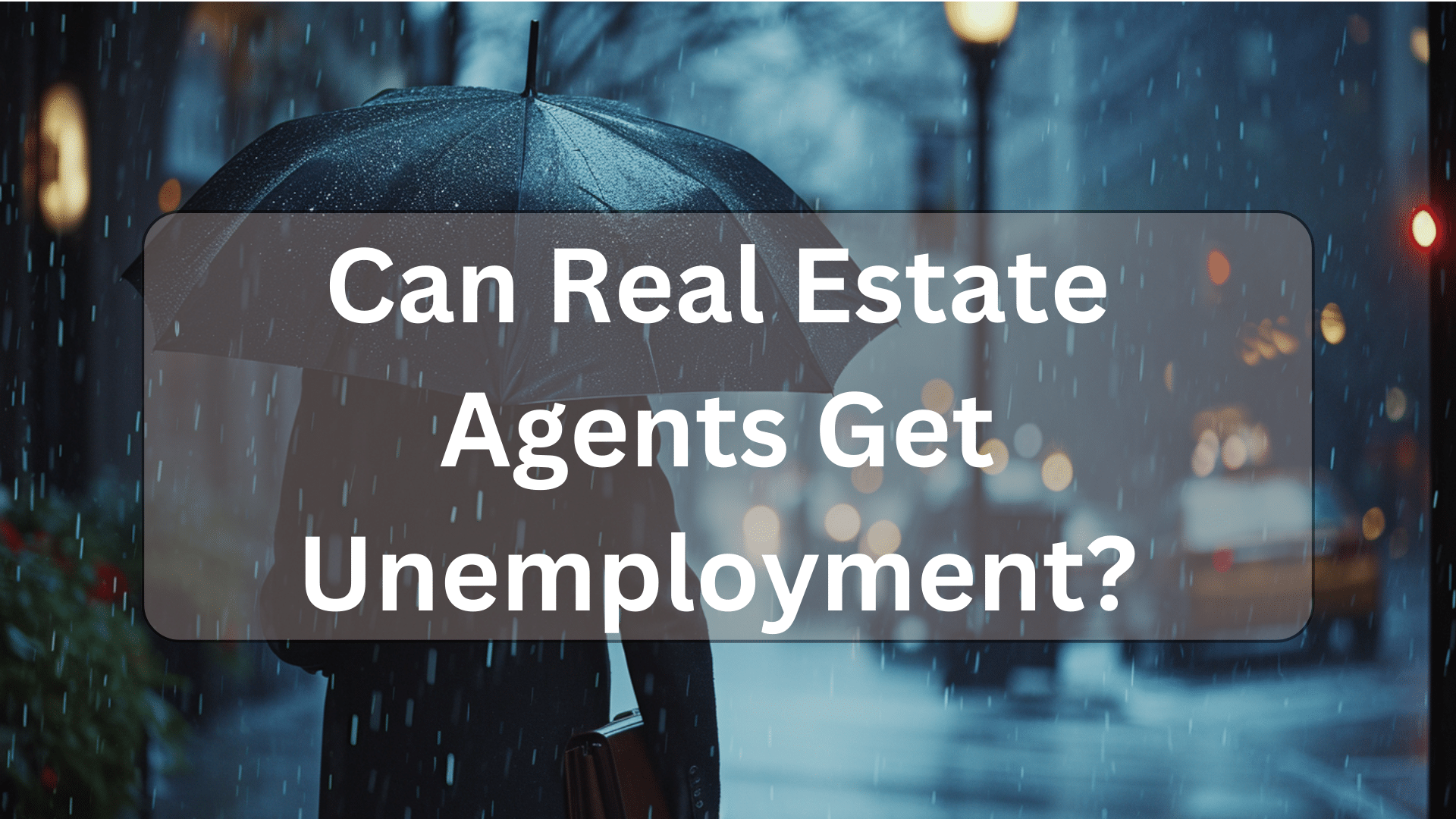 can real estate agents get unemployment illustration