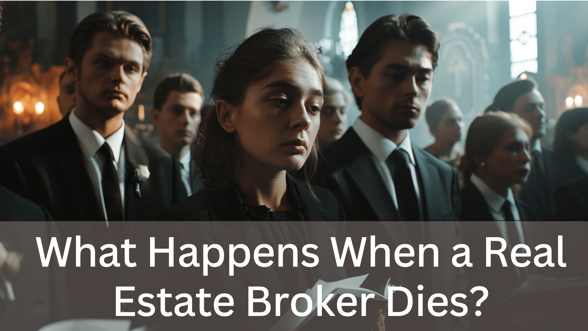 what happens when a real estate broker dies illustration