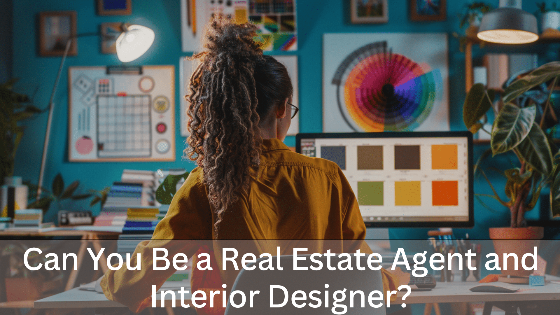 can you be a real estate agent and interior designer illustration