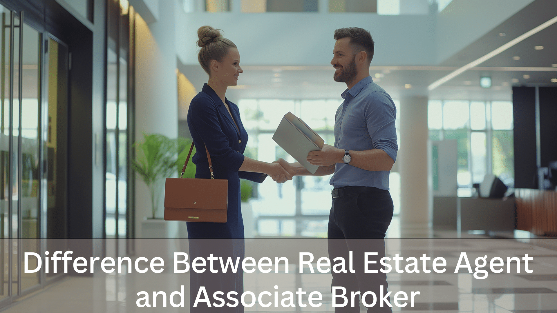 difference between real estate agent and associate broker